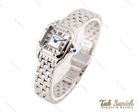 ساعت مچی کارتیه پنته زنانه نقره ای اسمال Cartier-3223-L