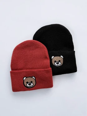 کلاه بافت زمستانی طرح خرس