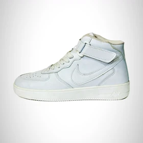 کتانی زنانه نایک ایر فورس ساق‌دار سفید