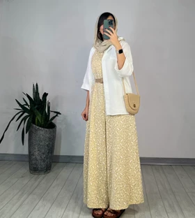 سرهمی بابونه همراه با کمربند