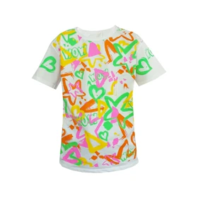 تیشرت آستین کوتاه پسرانه مدل PJ1109 رنگ سفید