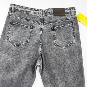شلوار بگ جین مردانه طوسی BERSHKA