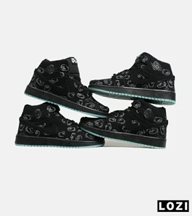 کفش کتانی ساق‌دار Nike Kaws AirJordan 1