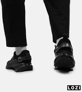 کفش کتانی مردانه و زنانه مشکی هولوگرامی ADIDAS BONCE
