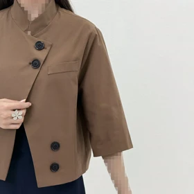 کت کوتاه زنانه کتان زارا | آی بولک