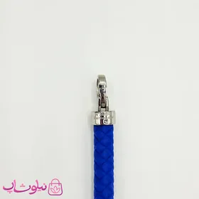 دستبند امگا رابر آبی کاربنی مردانه زنانه کیفیت مستر