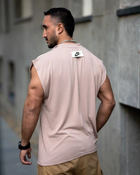 رکابی ورزشی وست NIKE نیم زیپ کرم