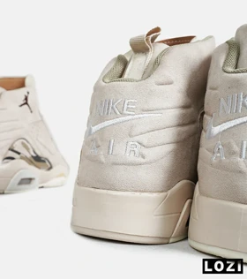 کفش کتانی ساق‌دار مردانه کرم Nike air jordan 5 v02