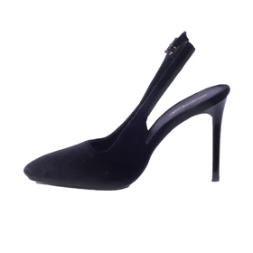 کفش پاشنه‌بلند زنانه مخملی قرمز کد 1869