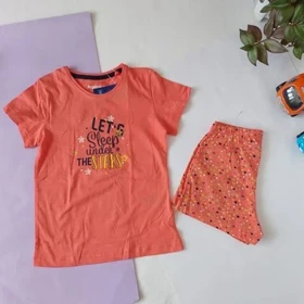 ست تیشرت و شلوارک دخترانه لوپیلو کد Z-TYD43