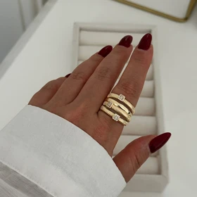 انگشتر زنانه امگا کد 813