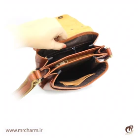 کیف دوشی مردانه چرم اعلا mrc1219-03