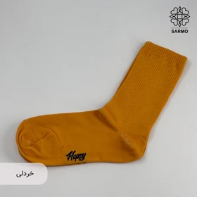 جوراب هپی ساق بلند (خردلی)