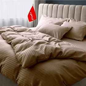 سرویس روتختی کاوری طرح بیسیک راه راه هتلی