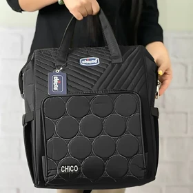 ساک لوازم کودک و نوزاد چیکو مدل POLKA (مشکی)