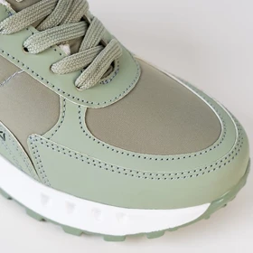 کفش و کتانی اسپرت زنانه و دخترانه مدل ریباک REEBOK رنگ یشمی کد M109