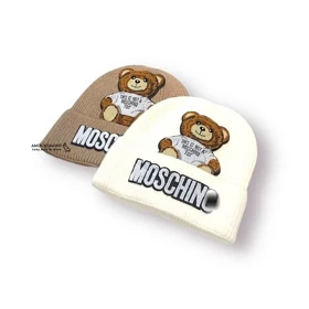 کلاه بافت تدی برند MOSCHINO
