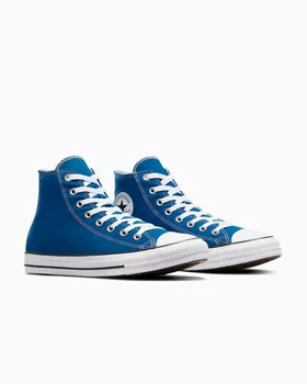 کفش ال استار اصل ساق بلند مدل کلاسیک رنگ آبی All Star Chuck Blue