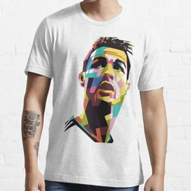 تیشرت ورزشی رئال مادرید | تیشرت رونالدو طرح ronaldo کد 143847