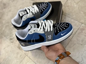 کتانی مردانه ودوو آبی طوسی