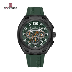 ساعت مچی اورجینال نیوی فورس NF 8063 سبز بند رابر مدل m-10366