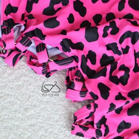 مایو یک سره پلنگی صورتی کد 2000