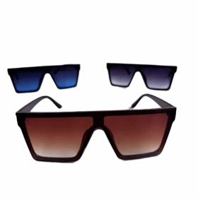 عینک آفتابی مردانه و زنانه uv400 Y.S.L با کاور و دستمال اشانتیون