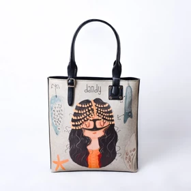 کیف رودوشی دندی طرح دختربندر کیف زنانه طرح محلی