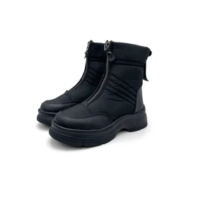 کفش نیم بوت زنانه کاپشنی جلو زیپ مدل 0116_Boots