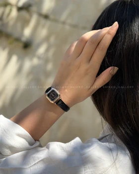 ساعت مربعی صنعتی استیل