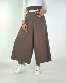 دامن شلواری کمر پیلی کد 170019