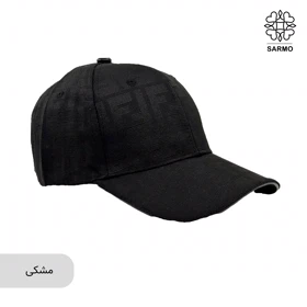 کلاه کپ زنانه طرح فندی (مشکی)