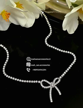 گردنبند زنانه جواهری کد Xu01128