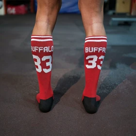 جوراب ورزشی ساق بلند BUFFALO WEAR (قرمز)