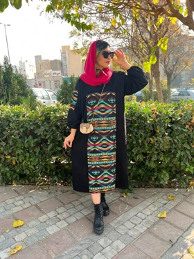 مانتو کفتان ارغوان