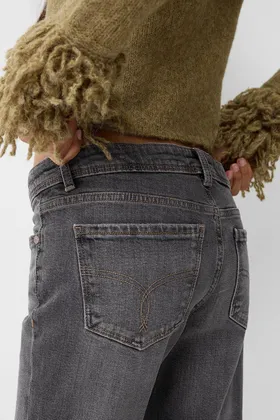 شلوار جین با کمر کوتاه 05011211