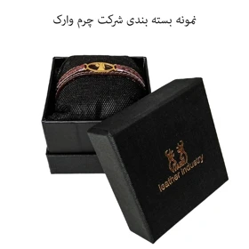 دستبند چرم وارک طرح نماد شهریور مدل پرهام کد rb74