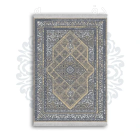 *جدید* فرشینه از جنس پارچه شانل مخمل ترک طرح فانتزی برند دفه کد 939