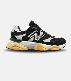 کفش کتانی مردانه و زنانه مشکی زرد NEW BALANCE 9060