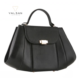 کیف دستی زنانه چرم یلسان مدل آرمینا کد 098-HRM (مشکی)