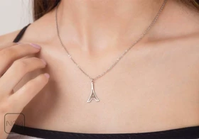 گردنبند نقره ایفل