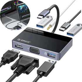 هاب تایپ سی اوریکو ORICO مدل DM-7TS با 7 پورت