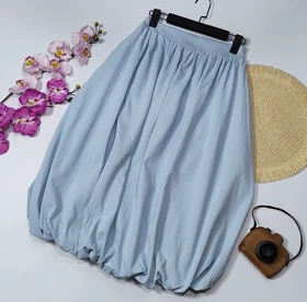 دامن مدل نجلا کد 50262 (آبی)