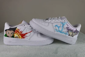 کفش اسپرت Hunter X Hunter کاستوم کتانی انیمه هانتر ایکس هانتر ایرفورس نایک nike air force کد 81077