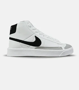 کفش کتانی ساق‌دار مردانه و زنانه سفید مشکی Nike Blazer Low 77 مدل 7930