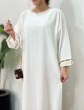 مانتو کفتان بلند نیکا(ایراددار)