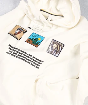 هودی سفید طرحدار اسپرت 1765