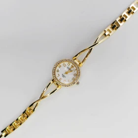 ساعت مچی زنانه مجلسی EHHE نگین‌دار با موتور کوارتز