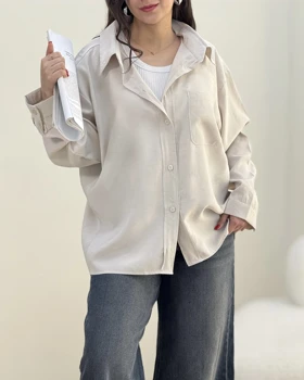 شومیز سیلک ساده هدی