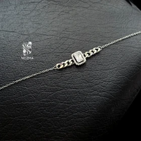 سرویس زنجیری نقره زنانه کدsnz1026